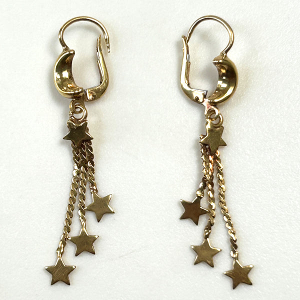 Vintage 9ct Gold Drop Earrings