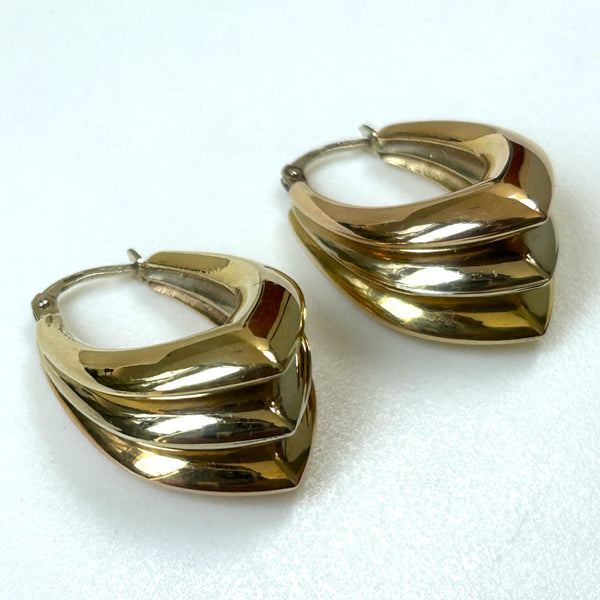 18ct Gold Huggie Earrings