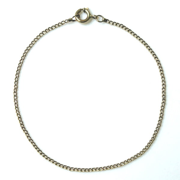 19ct Gold Curb Chain Bracelet