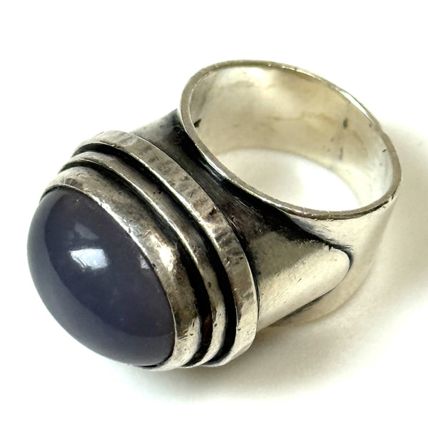Margaret Richardson Silver and Moonstone Ring