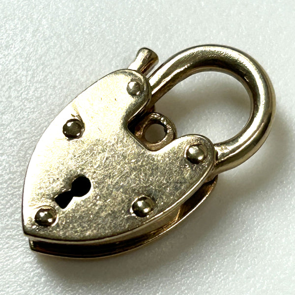 Vintage 9ct Gold Padlock Clasp