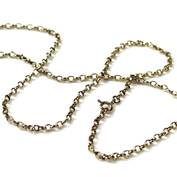 9ct Yellow Gold Cable-Link Chain Necklace