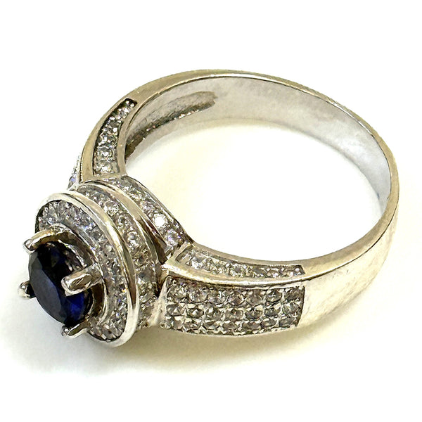 Sterling Silver and Cubic Zirconia Ring