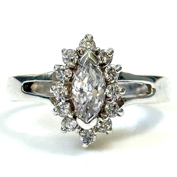 Sterling Silver and Cubic Zirconia Ring