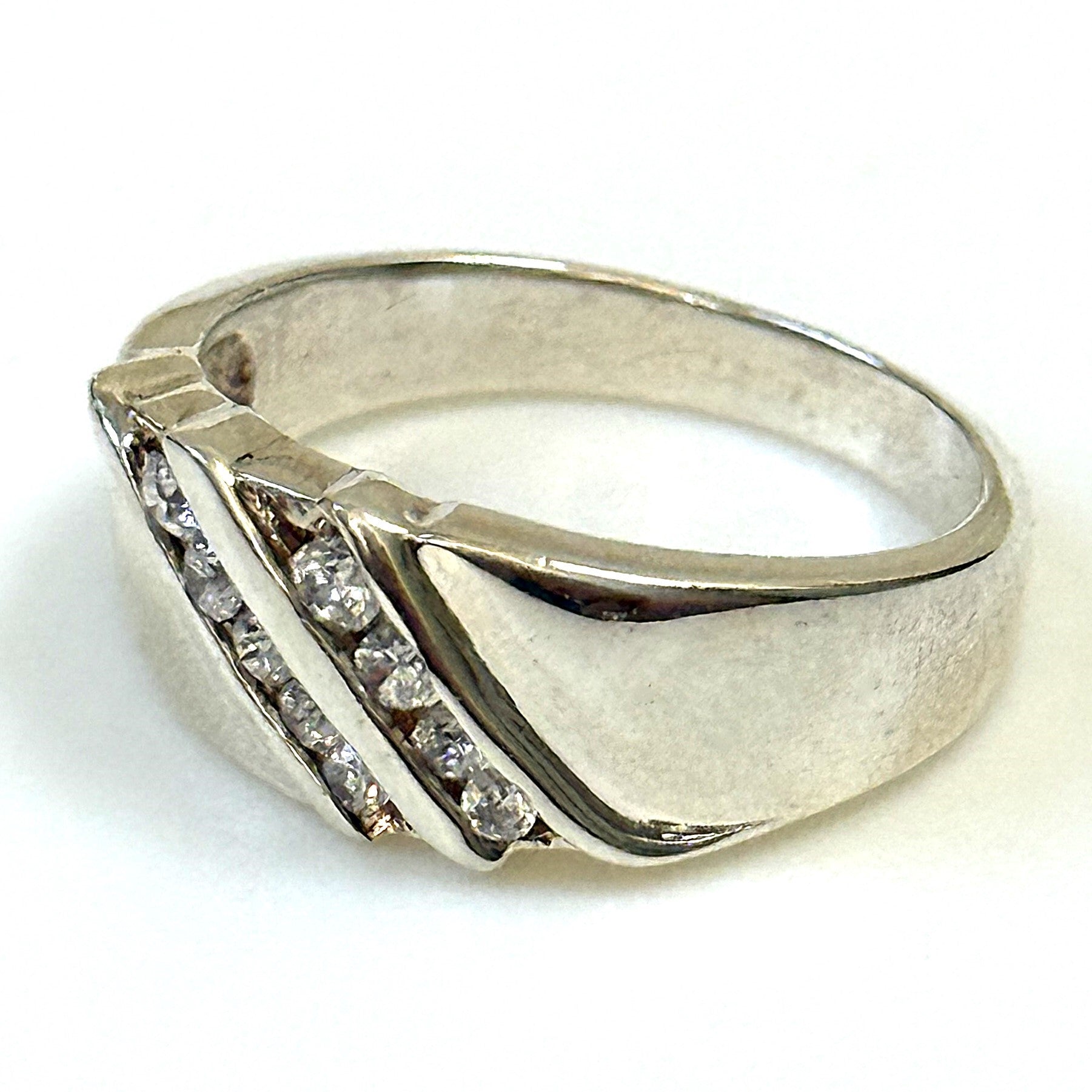 Sterling Silver and Cubic Zirconia Ring