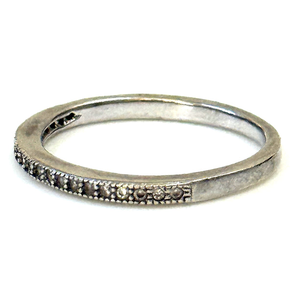 Sterling Silver and Cubic Zirconia Ring