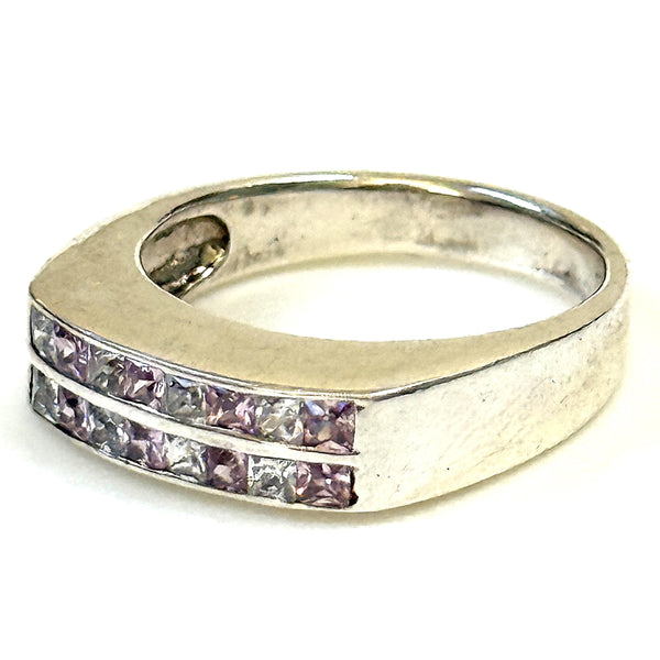 Sterling Silver and Cubic Zirconia Ring