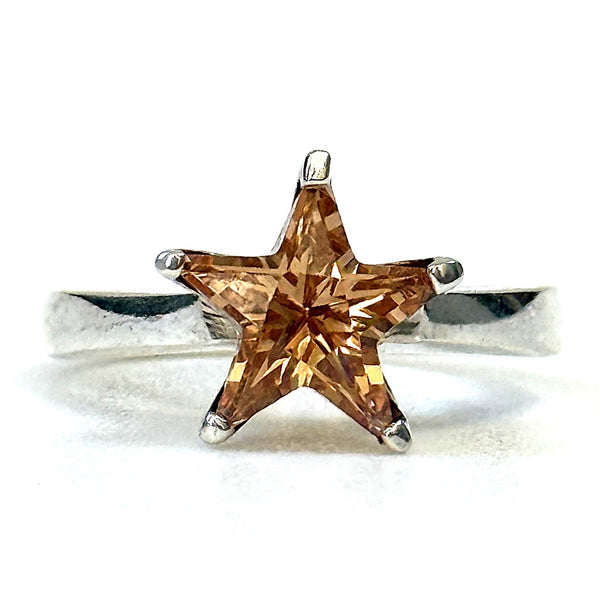 Sterling Silver and Cubic Zirconia Ring