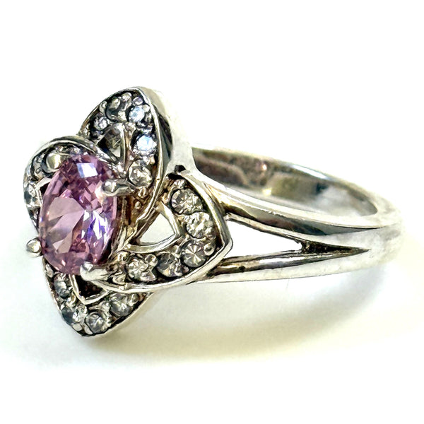 Sterling Silver and Cubic Zirconia Ring