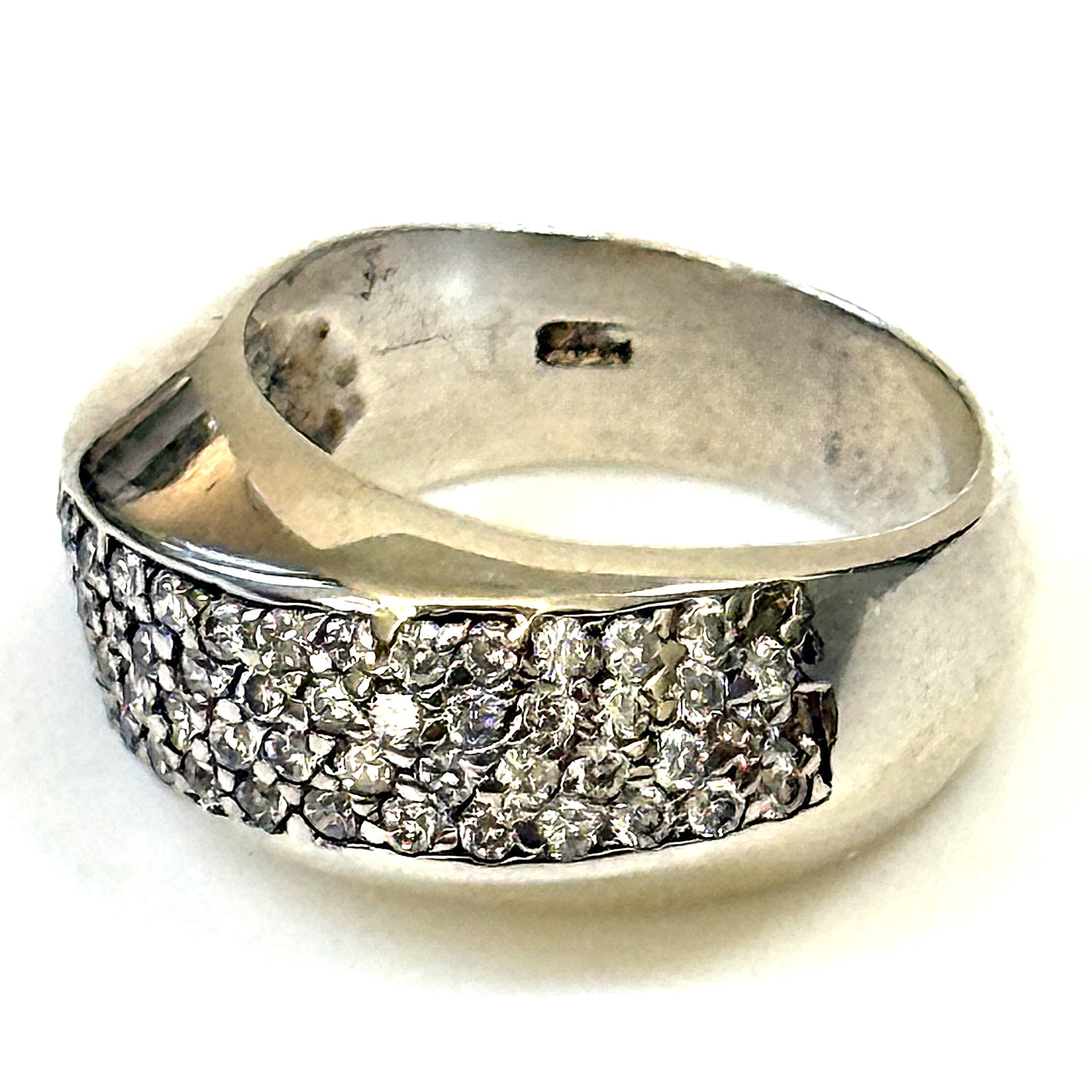 Sterling Silver and Cubic Zirconia Ring