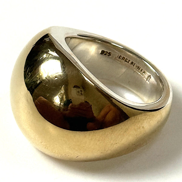 Gilded Sterling Silver Jorge Revilla Dress Ring