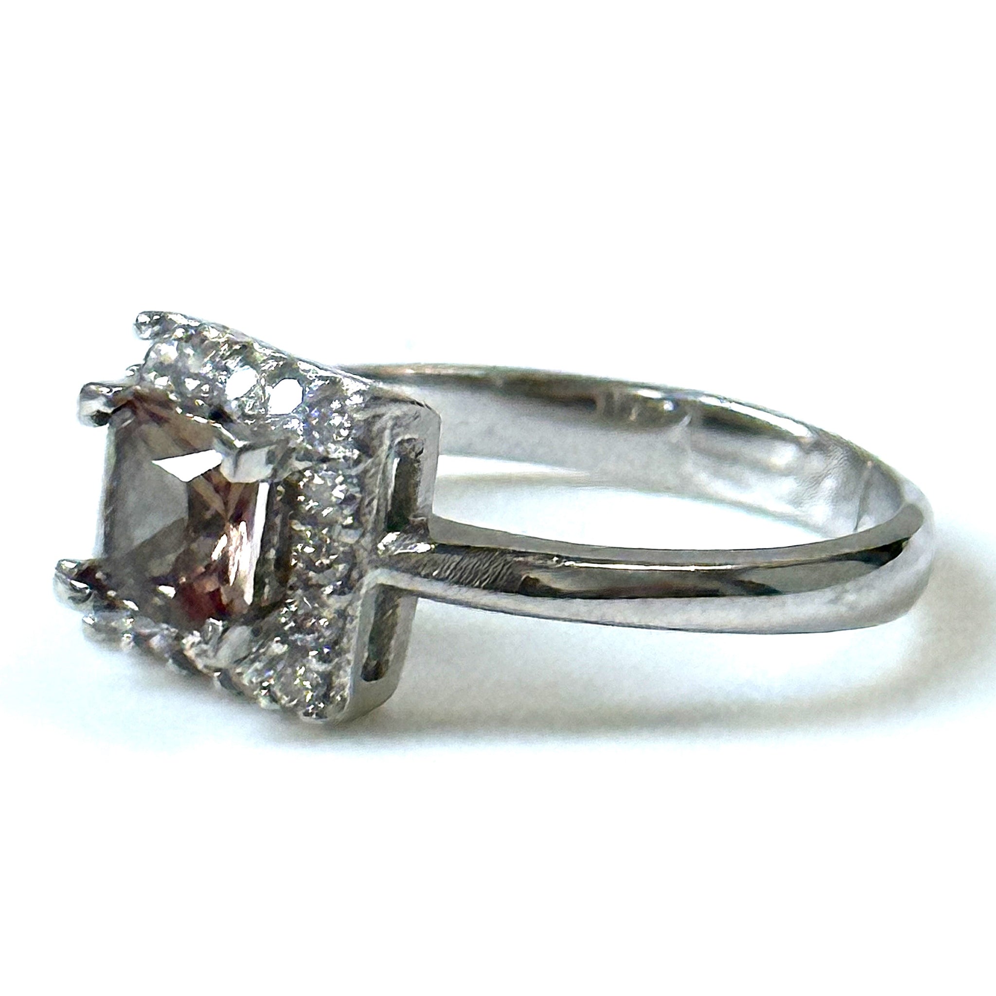 Sterling Silver, Zultanite and Cubic Zirconia Ring