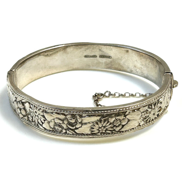 Vintage Silver Bracelet Bangle by Candida