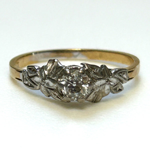 Vintage 18ct Gold and Diamond Ring