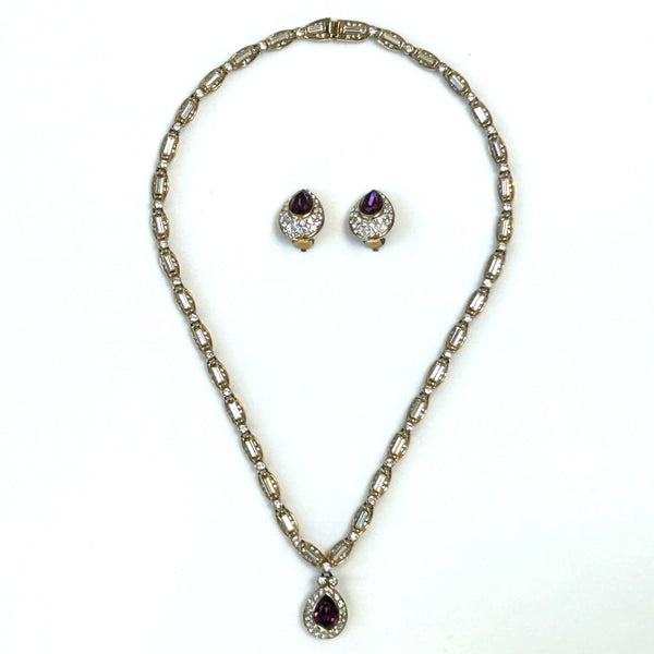 Gold-Plated Necklace and Earrings by Attwood and Sawyer
