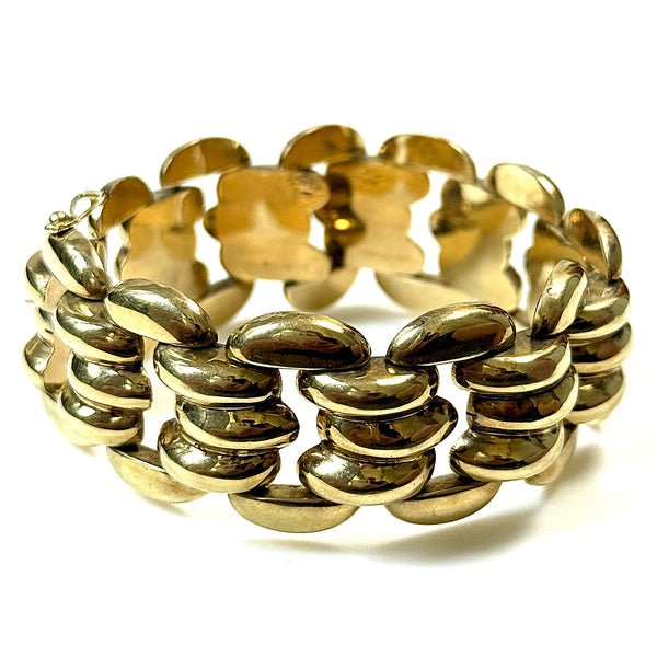 Vintage 9ct Yellow Gold Bracelet