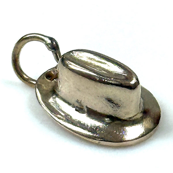 Vintage Miniature 9ct Yellow Gold “Hat” Charm Pendant