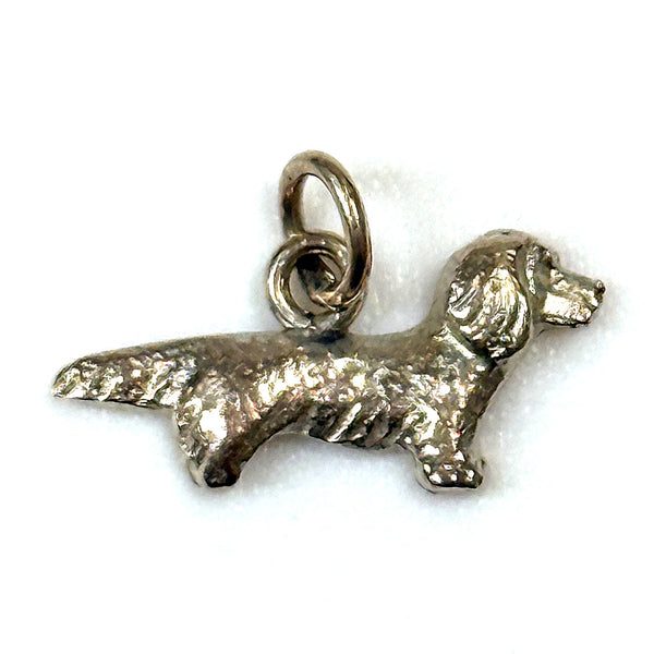 Vintage Miniature 9ct Yellow Gold “Dachshund” Charm Pendant