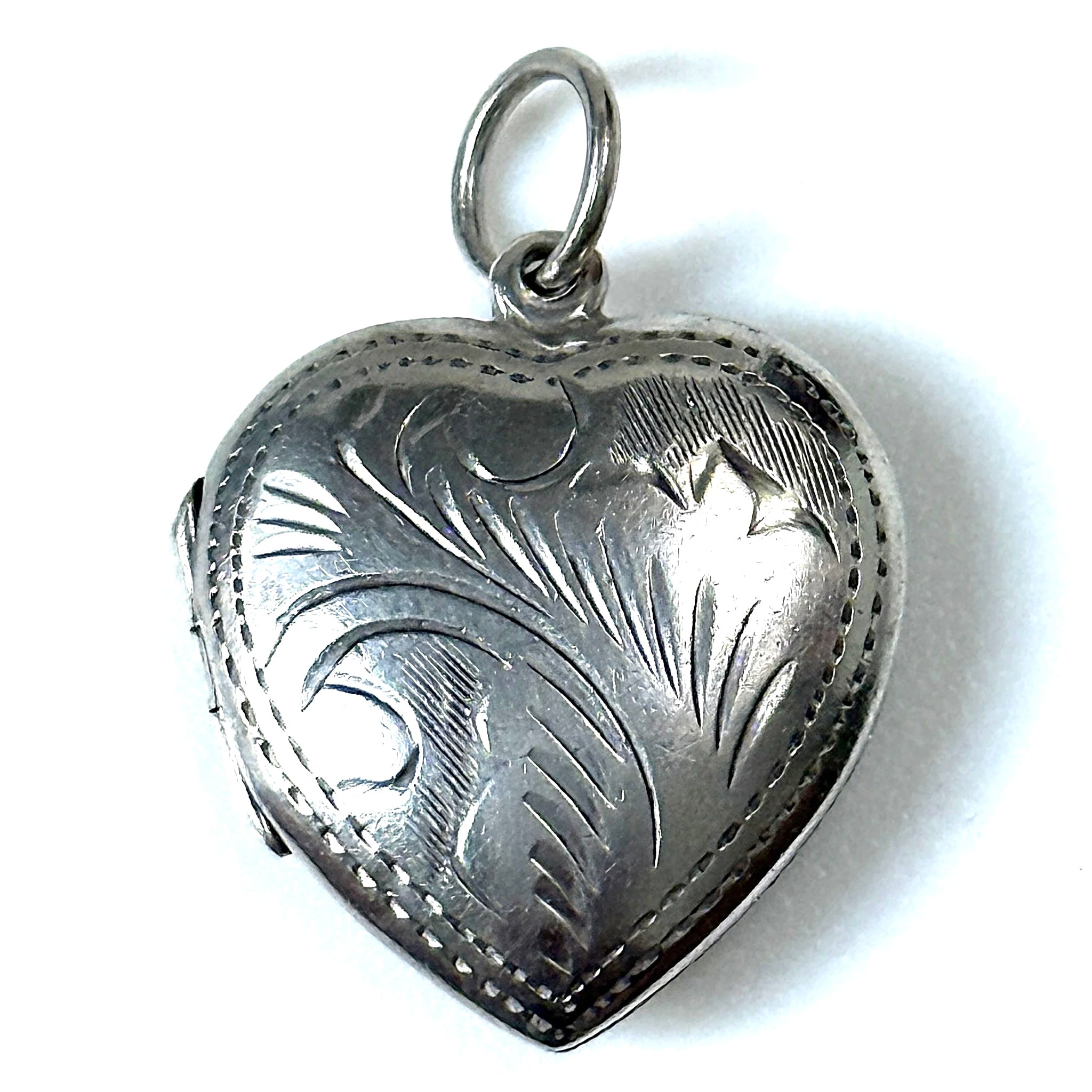 Sterling Silver Heart-shaped Pendant Locket