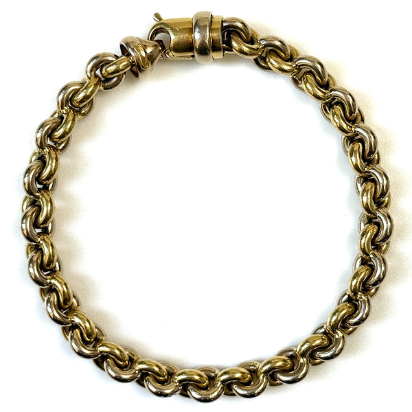 Vintage 18ct Two-Tone Gold Bracelet