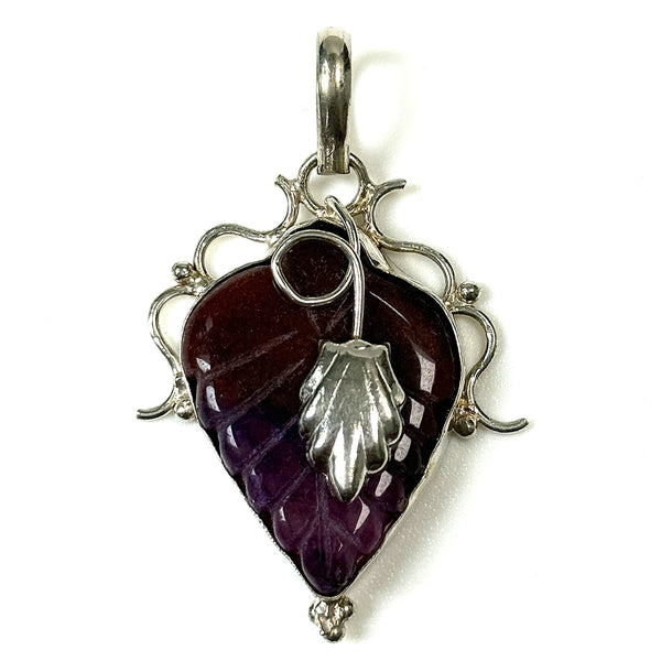 Sterling Silver and Amethyst Pendant