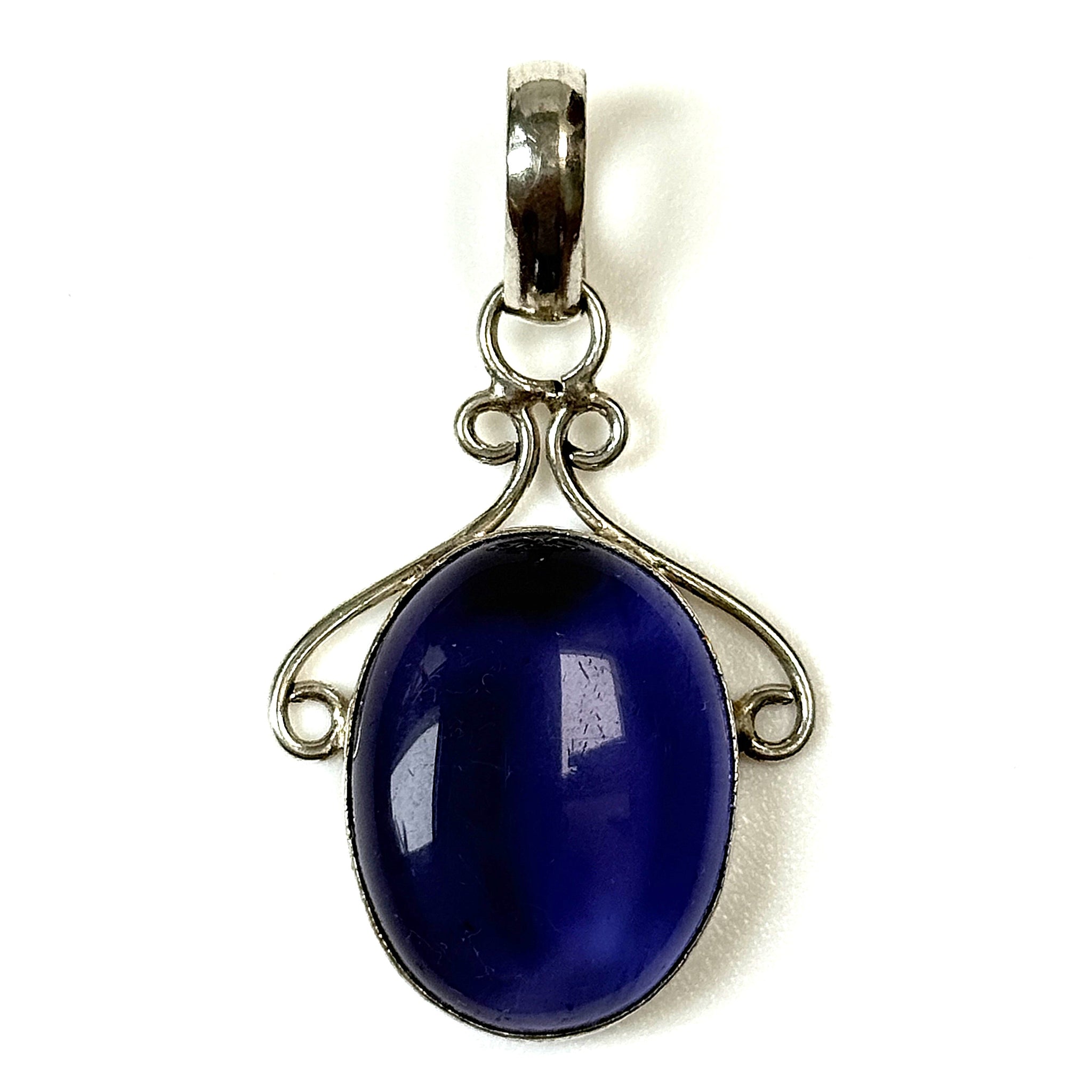 Sterling Silver and Amethyst Pendant