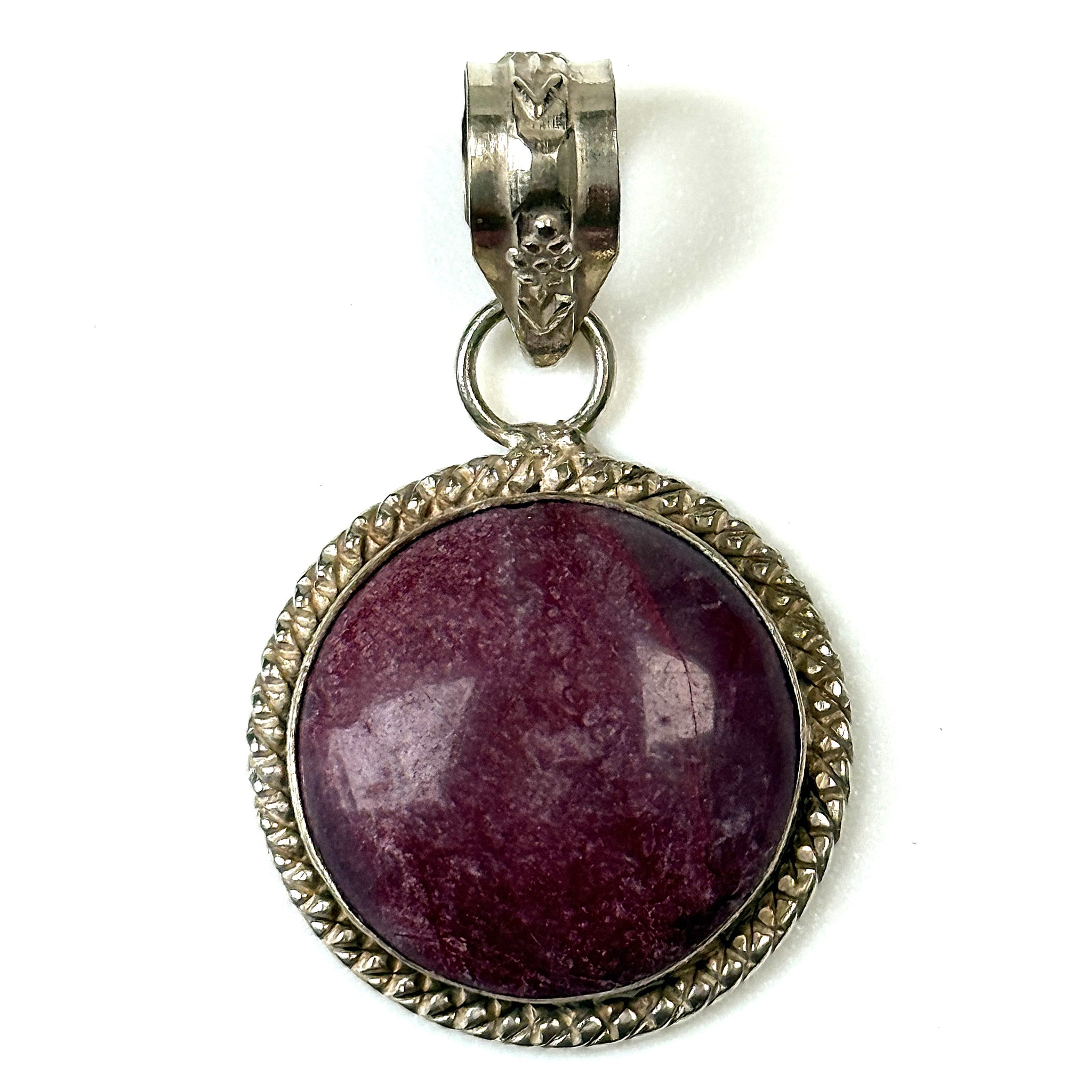 Sterling Silver and Lepidolite Pendant