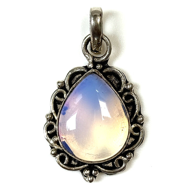 Sterling Silver and Opalite Pendant