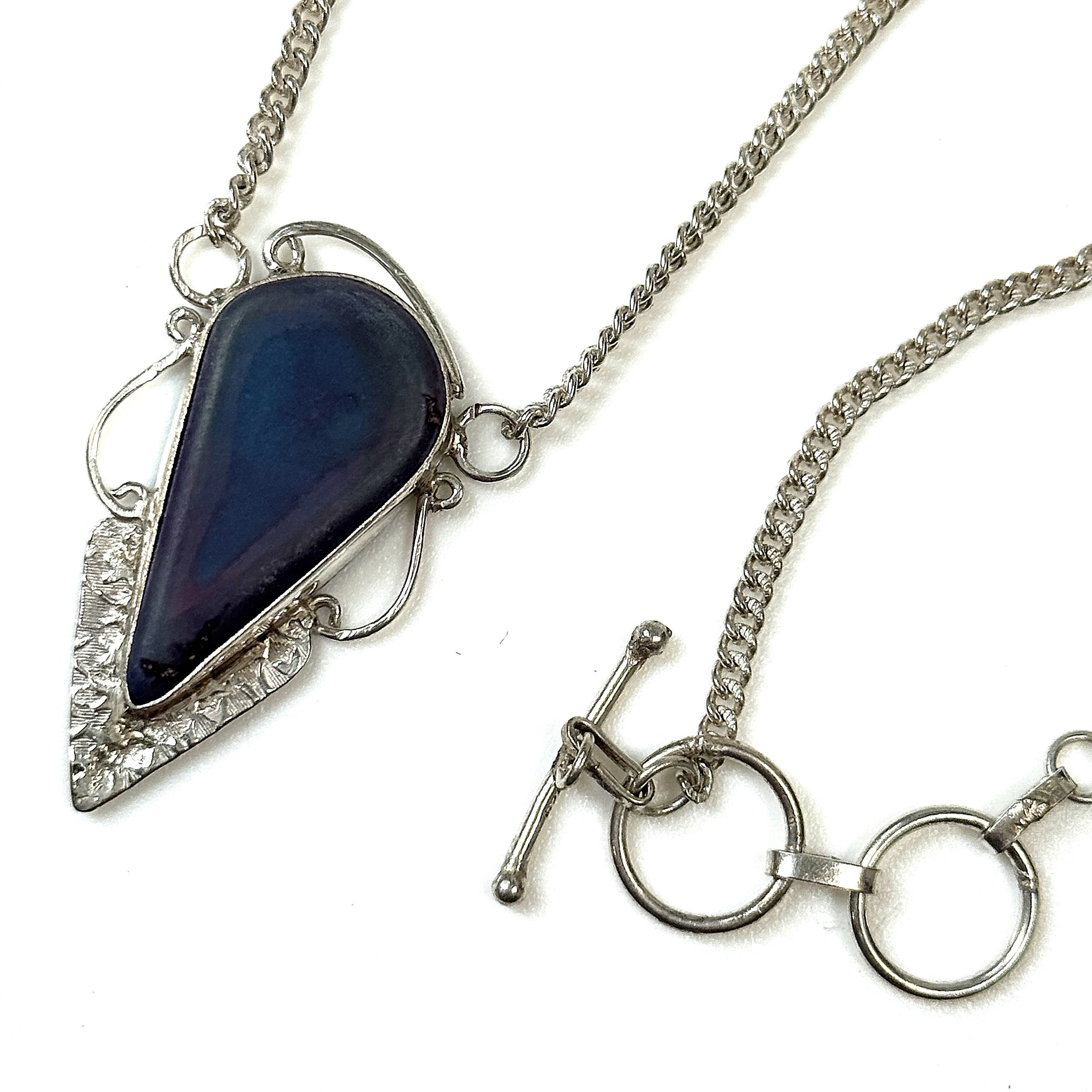 Sterling Silver and Chalcedony Necklace