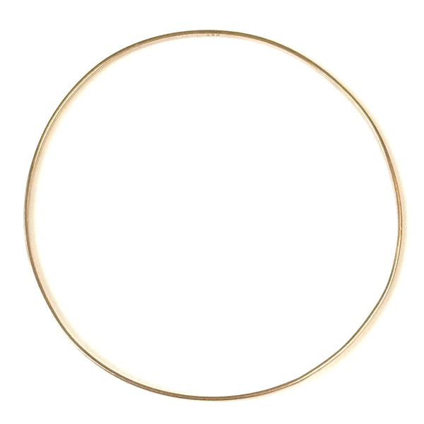 Vintage 9ct Yellow Gold Bangle Bracelet