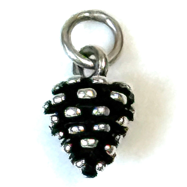 Vintage Silver Acorn Charm