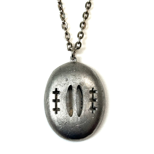Mid-Century Jokksmokks Tenn Pewter Pendant Necklace