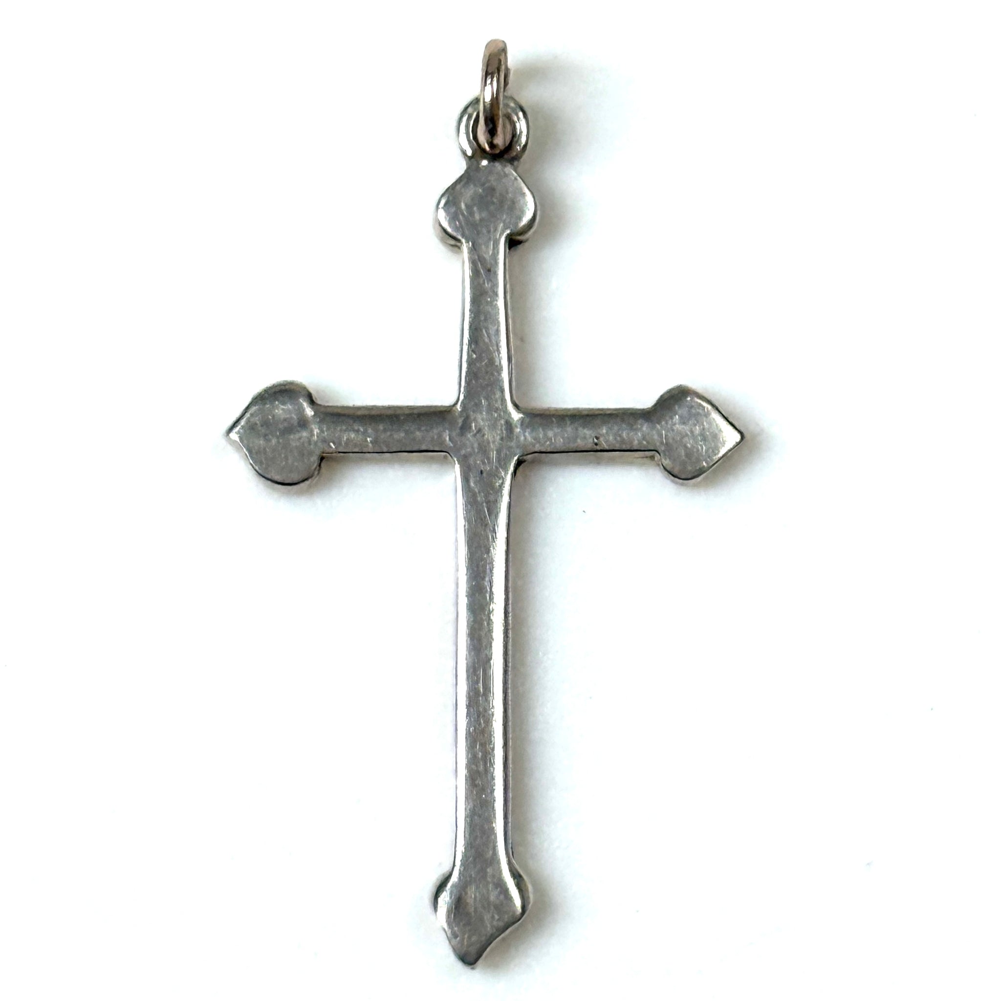 Vintage Sterling Silver Cross Pendant