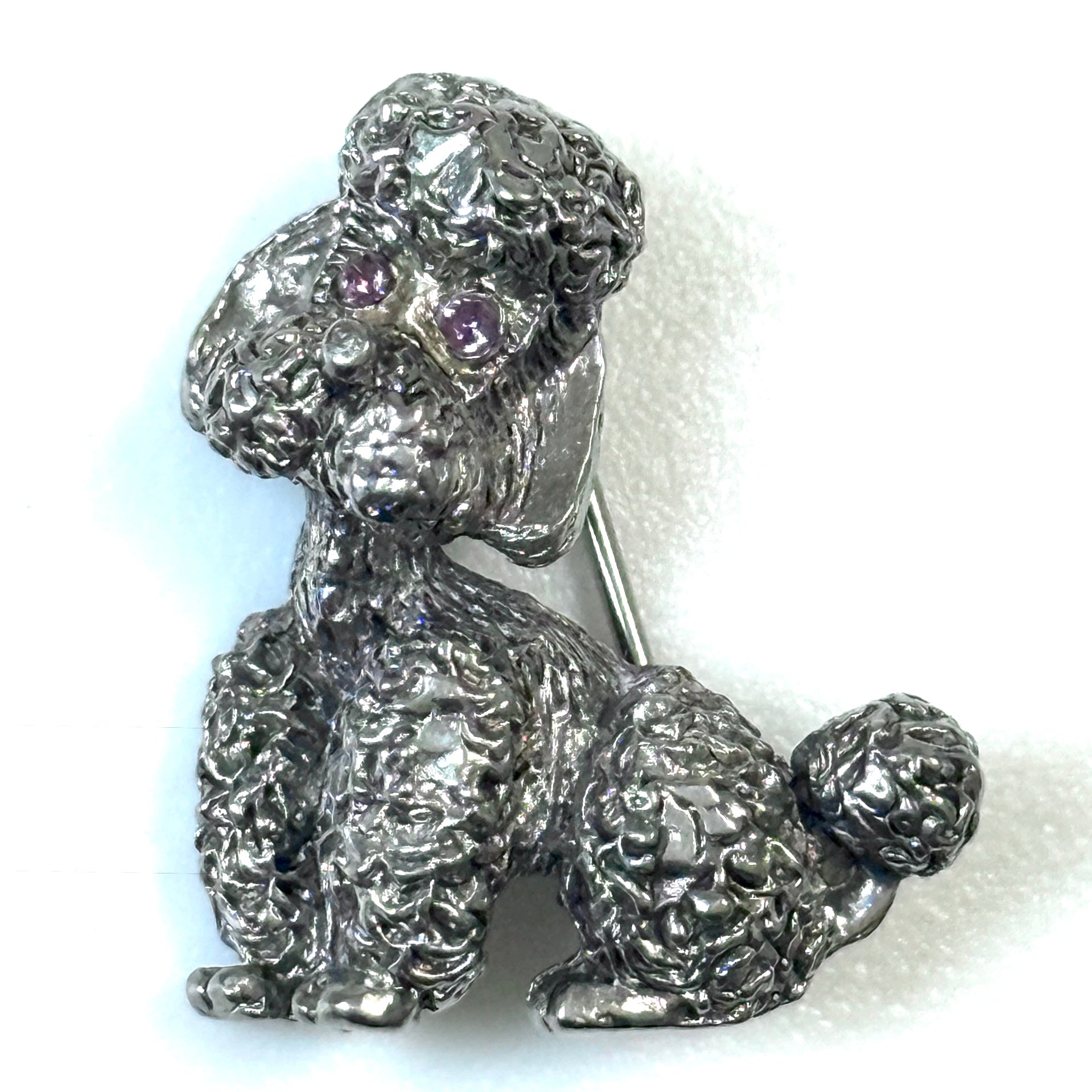 Vintage Hollywood Poodle Brooch