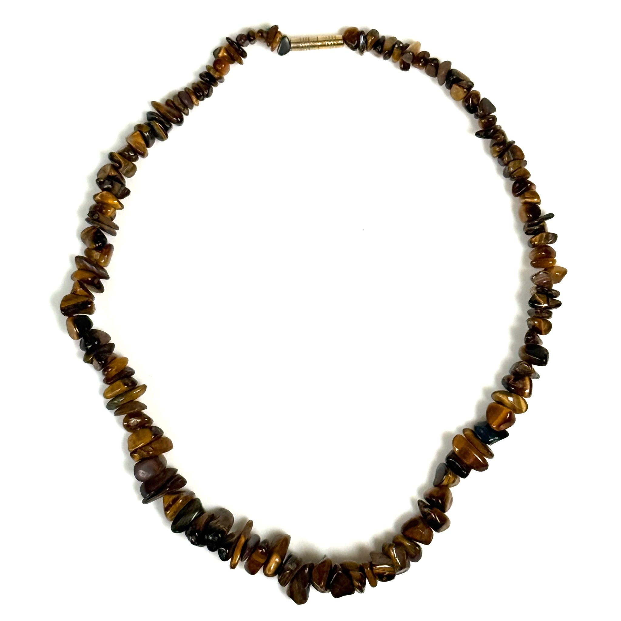 Vintage Tiger’s Eye Bead Necklace