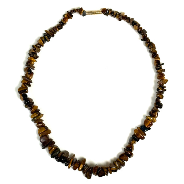 Vintage Tiger’s Eye Bead Necklace