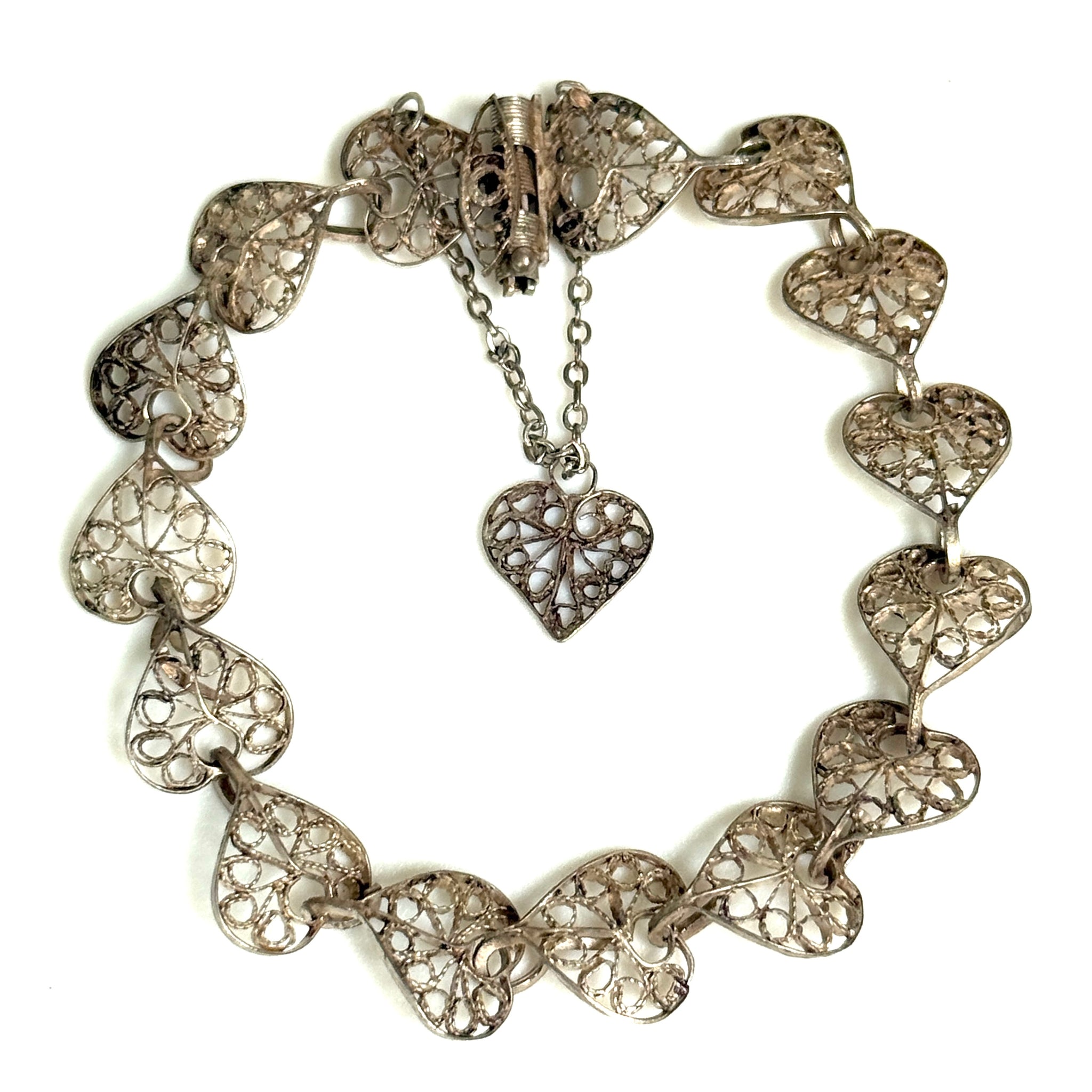 Vintage “Heart” Filigree Bracelet