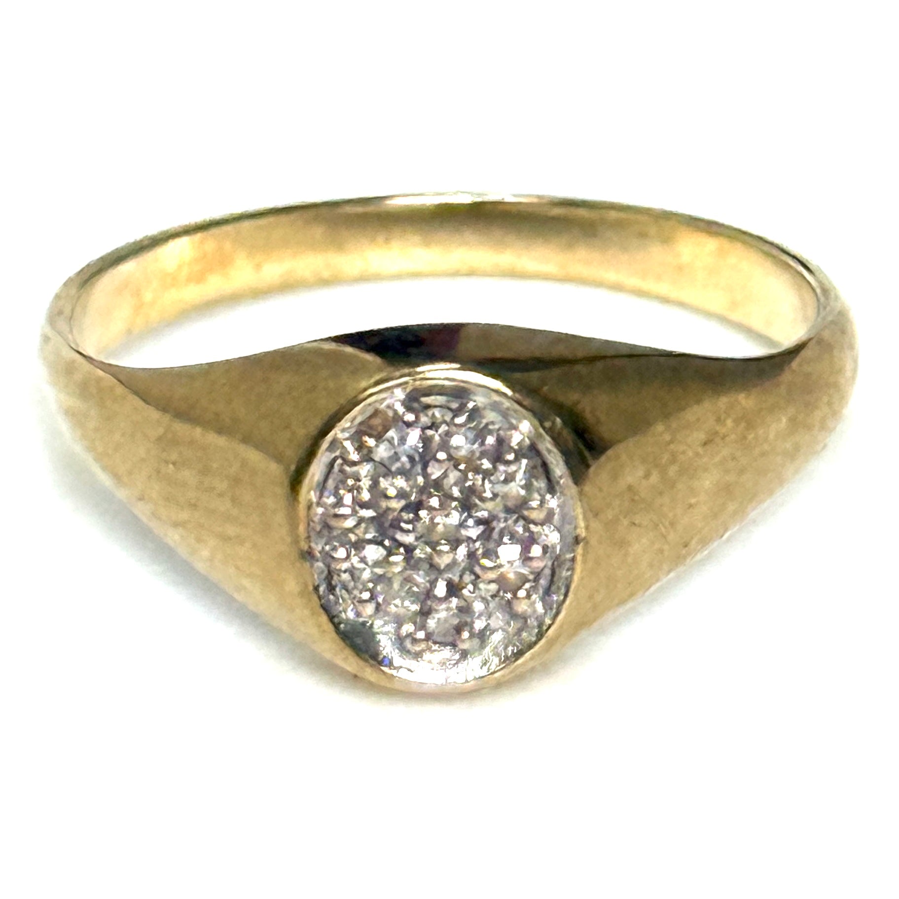 Vintage 9ct Gold and Diamond Dress Ring
