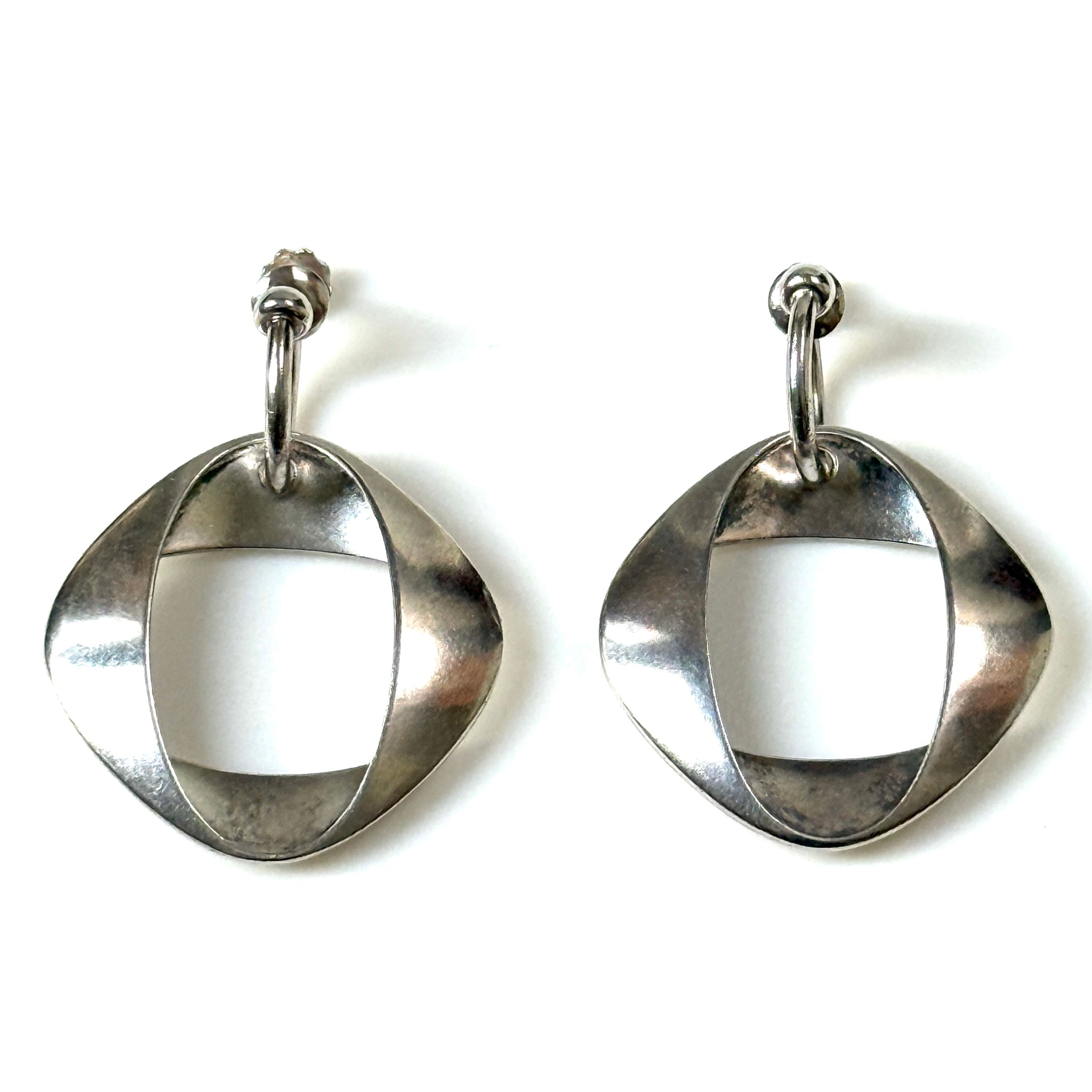 Henning Koppel for Georg Jensen Sterling Silver Screw-On Earrings