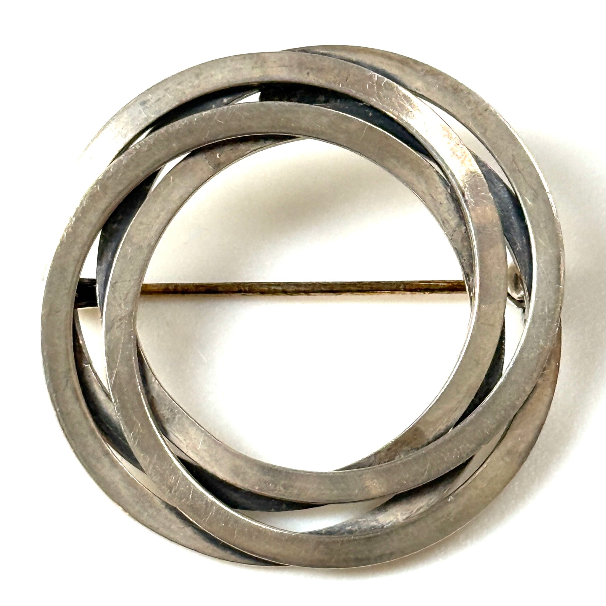 Modernist Max Standager Sterling Silver Brooch