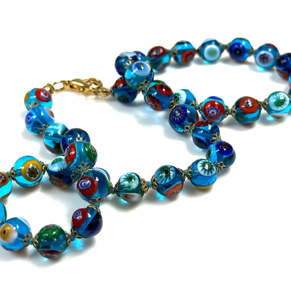 Venetian Glass Bead Necklace