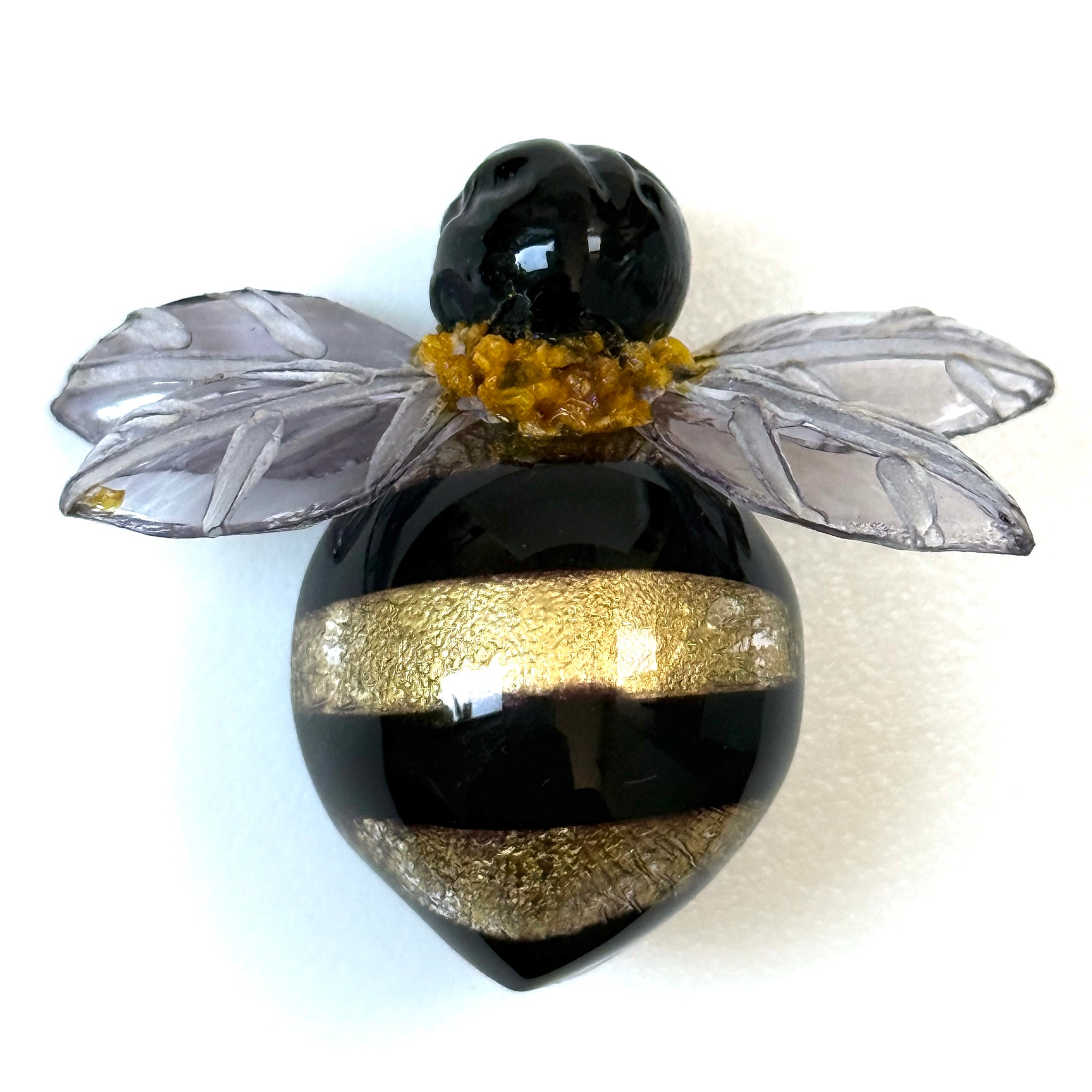 Handmade Small Cilea Bijoux Paris “Bourdon” Bumblebee Brooch