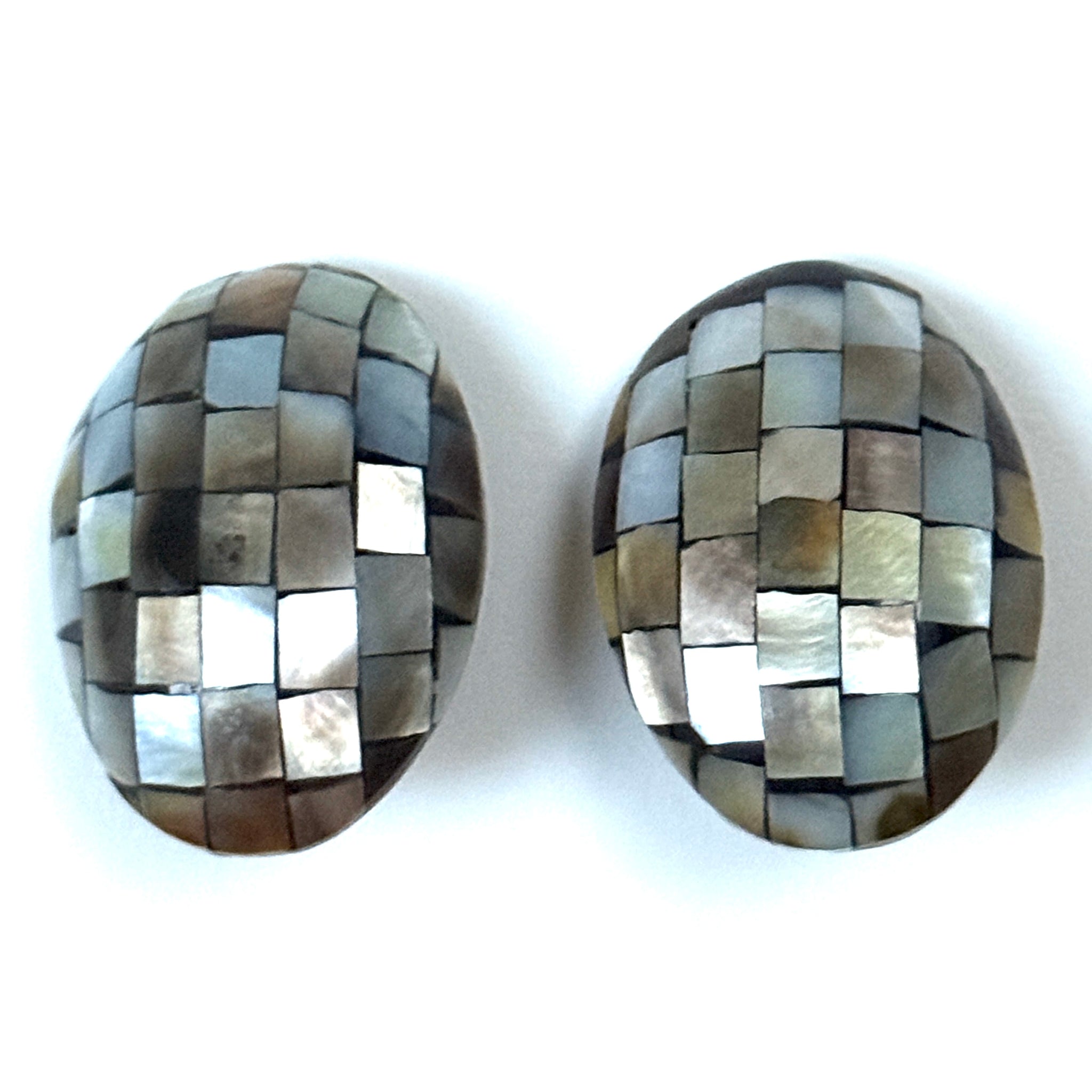 Vintage Nacre Fashion Clip-on Earrings