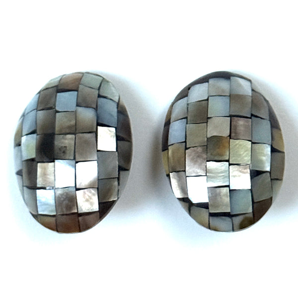 Vintage Nacre Fashion Clip-on Earrings
