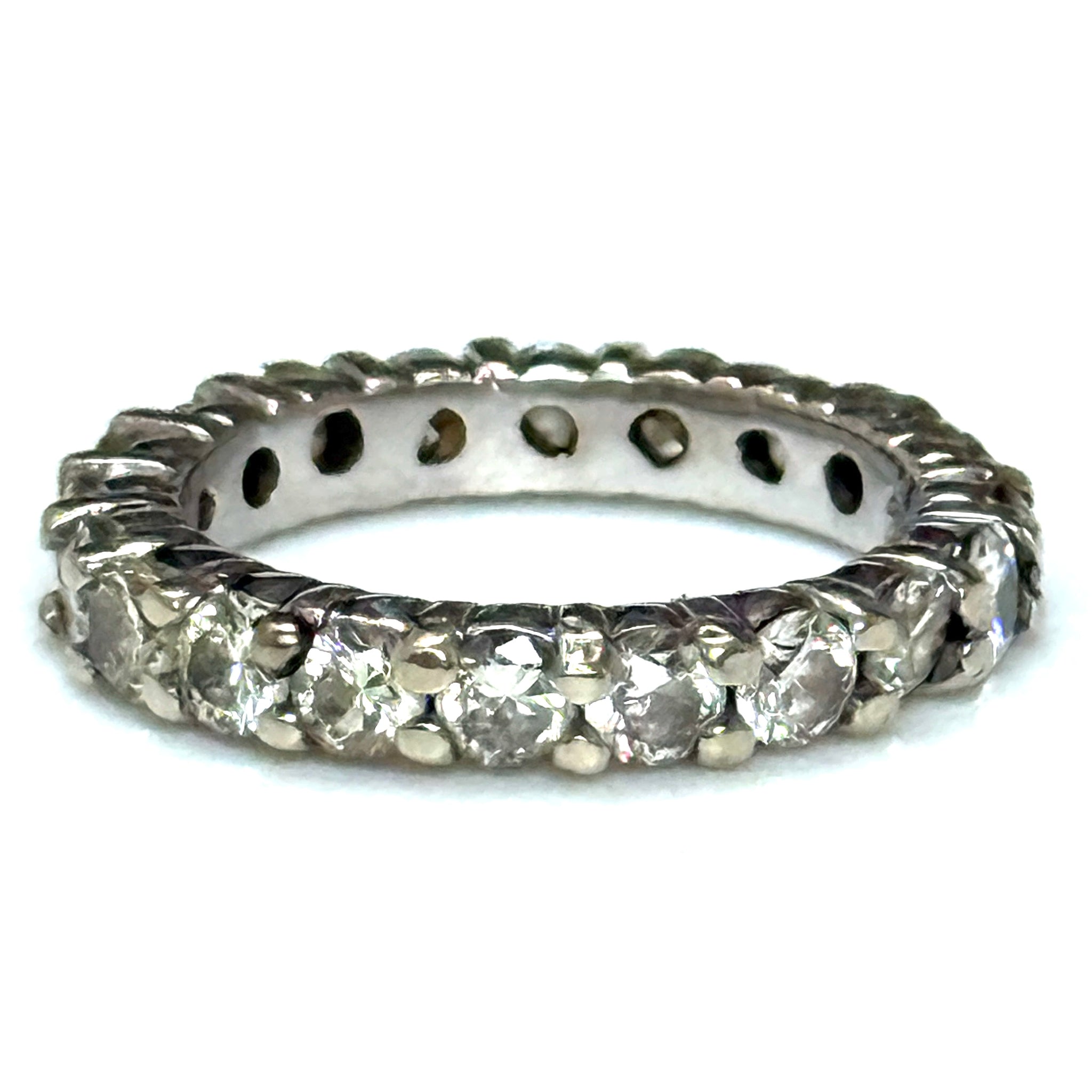 14ct White and Diamond Eternity Ring