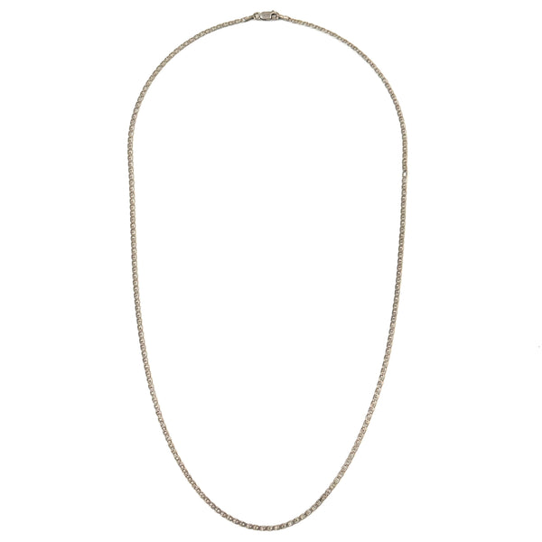 Sterling Silver Anchor-Link Chain Necklace