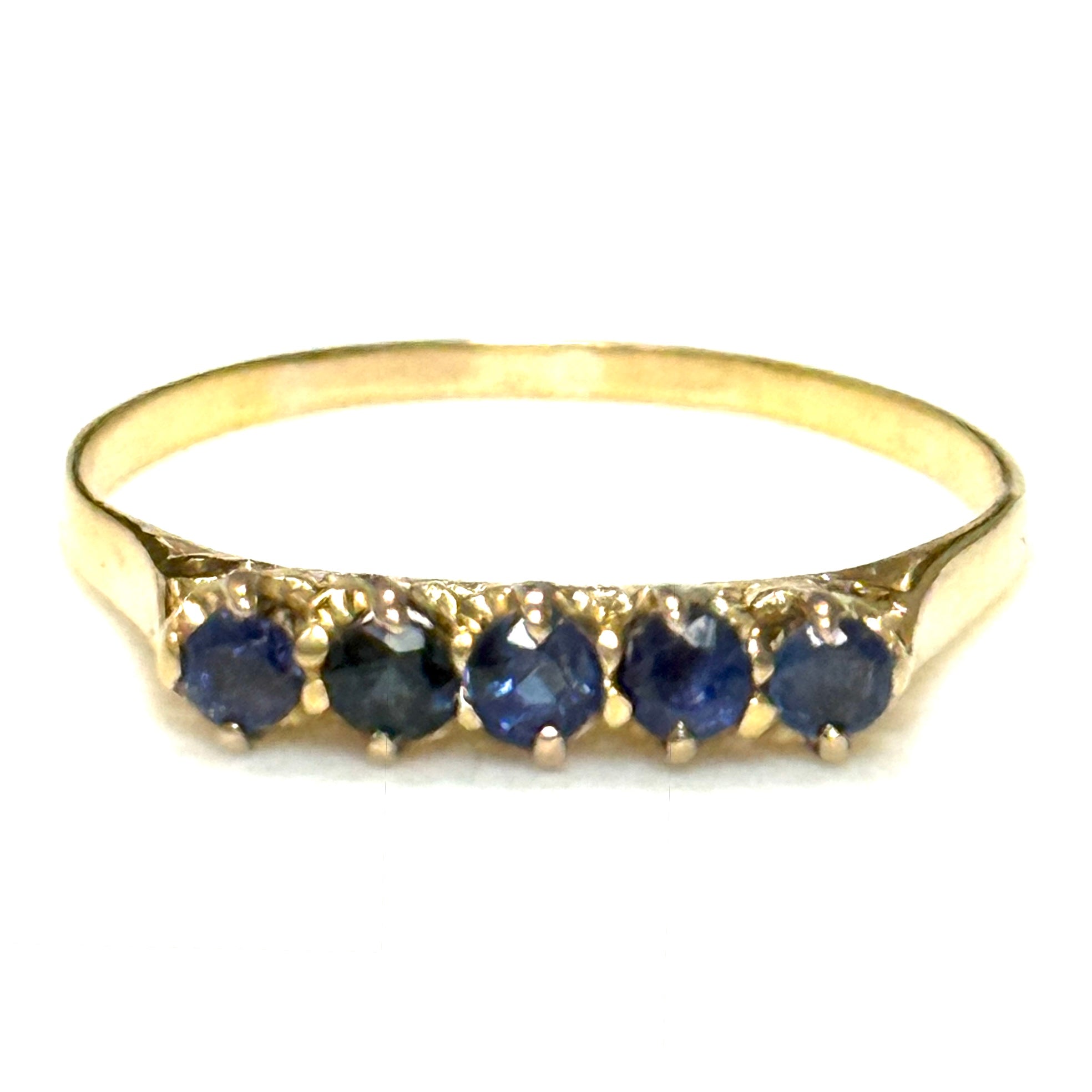 18ct Gold and Sapphire Five-Stone Ring