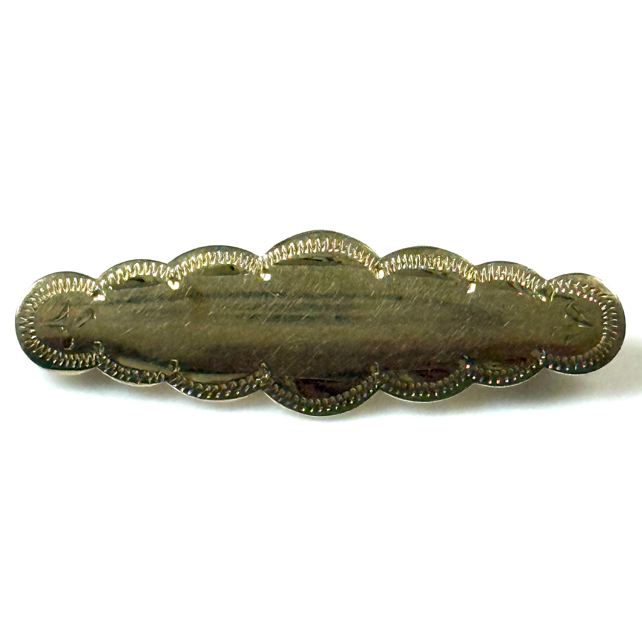 Antique 9ct Yellow Gold Bar Brooch