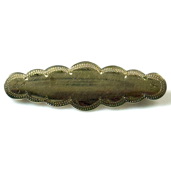 Antique 9ct Yellow Gold Bar Brooch