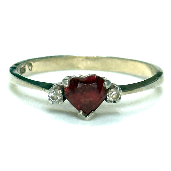 Vintage Sterling Silver and Gemstone Ring